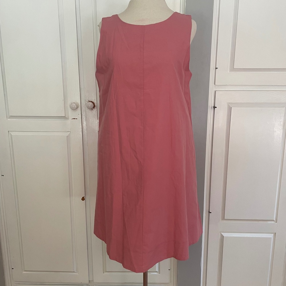 ZESICA‎ Casual Dress Sleeveless Pockets Scoop Neck Summer Dress Size M